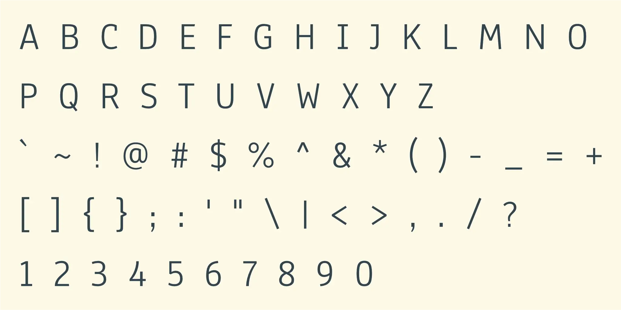 virtual-lemon - Secondary Typeface